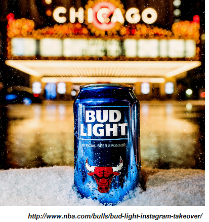 social media takeover chicago bud light example