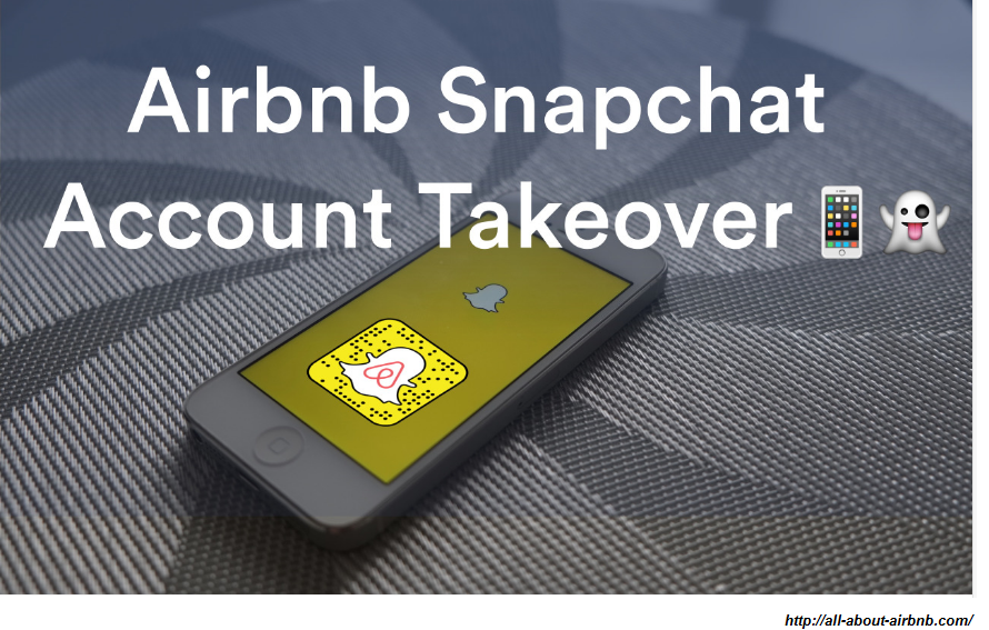 social media takeover airbnb snapchat takeover